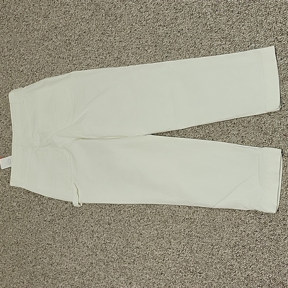 Marine Layer Cream High-Waisted Painter Pants Sz 4. New With Tags - Picture 2 of 6